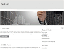 Tablet Screenshot of farhan.com